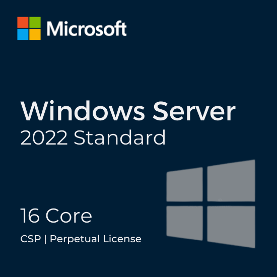 Windows Server 2022 Standard 16 Core License Pack